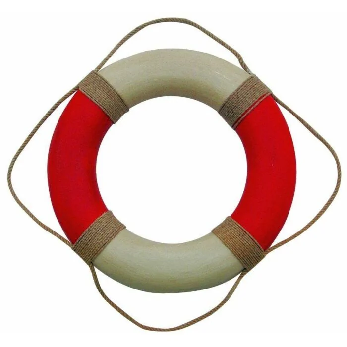 SeaClub Rettungsring rot/creme 49 cm