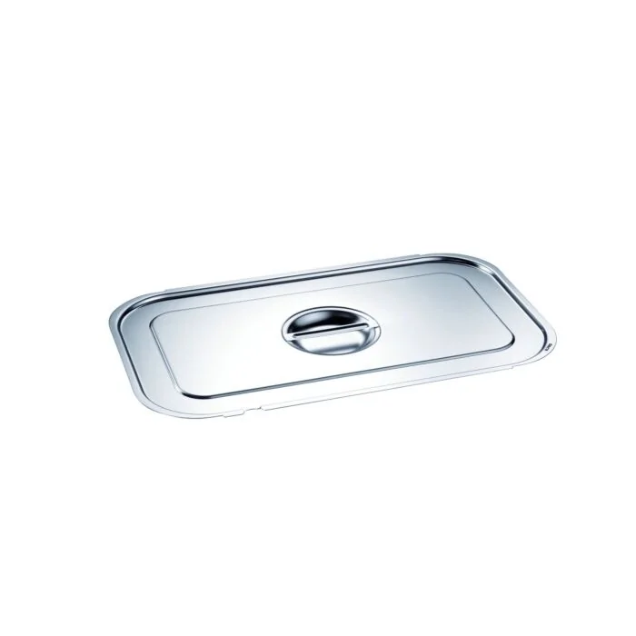 .PRO Gastronorm Deckel mit Griffmulde und Löffelaussparung für GN mit Bügelgriff Edelstahl-GN 1/3 (325 x 176 mm)