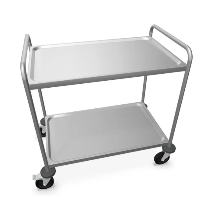 B.PRO Servierwagen SW 9x6-2 Etagen, mit Rollen stahlverzinkt