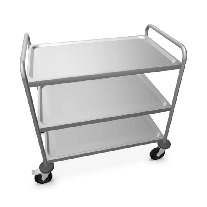 B.PRO Servierwagen SW 9x6-3 Etagen, mit Rollen stahlverzinkt 