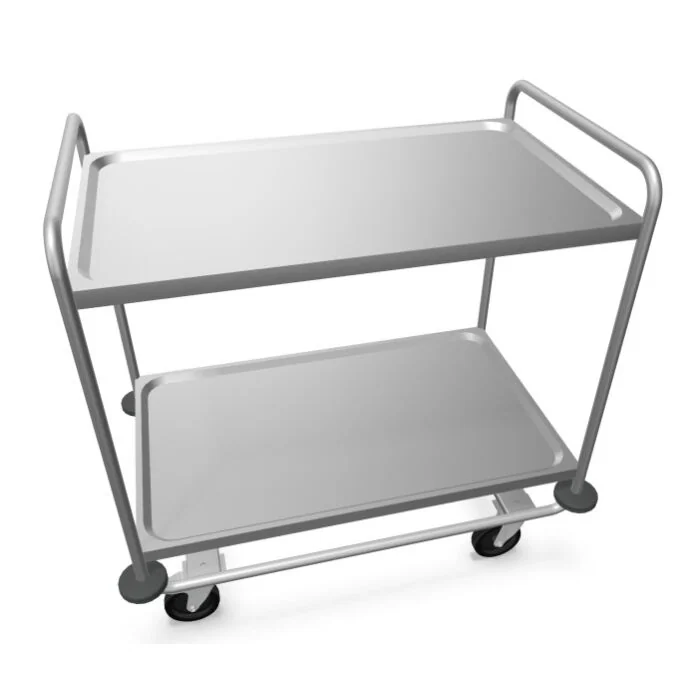 B.PRO Servierwagen SW 10x6-2 mit stahlverzinkten Rollen