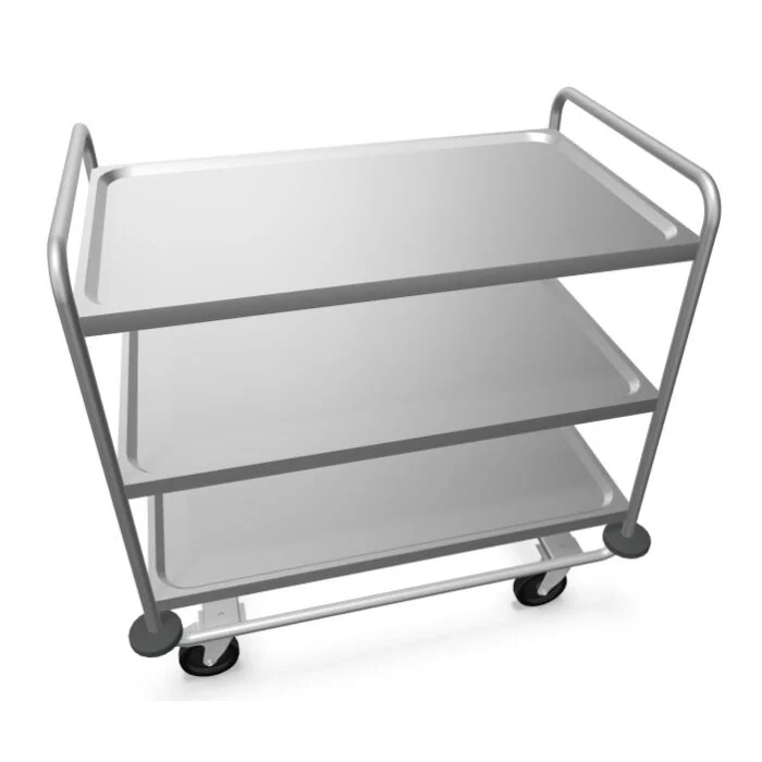 B.PRO Servierwagen SW 10x6-3 mit stahlverzinkten Rollen