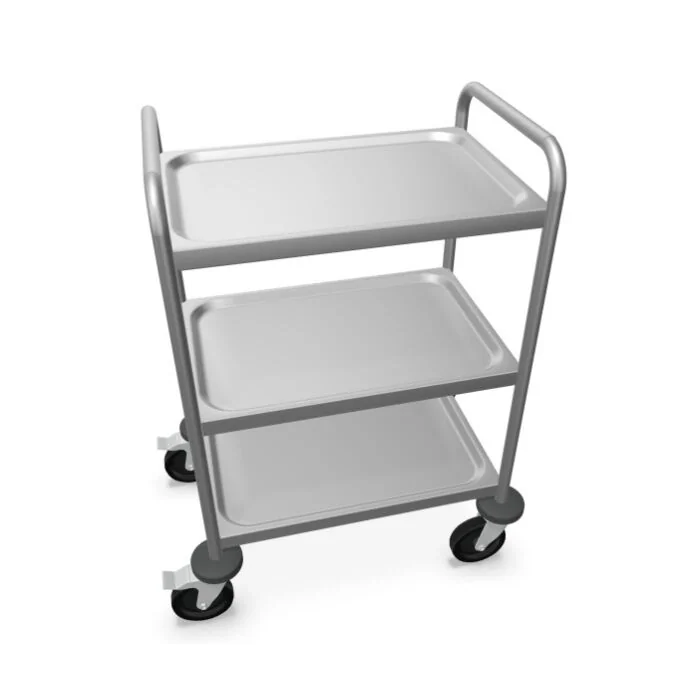 B.PRO Servierwagen SW 6x4-3 mit stahlverzinkten Rollen