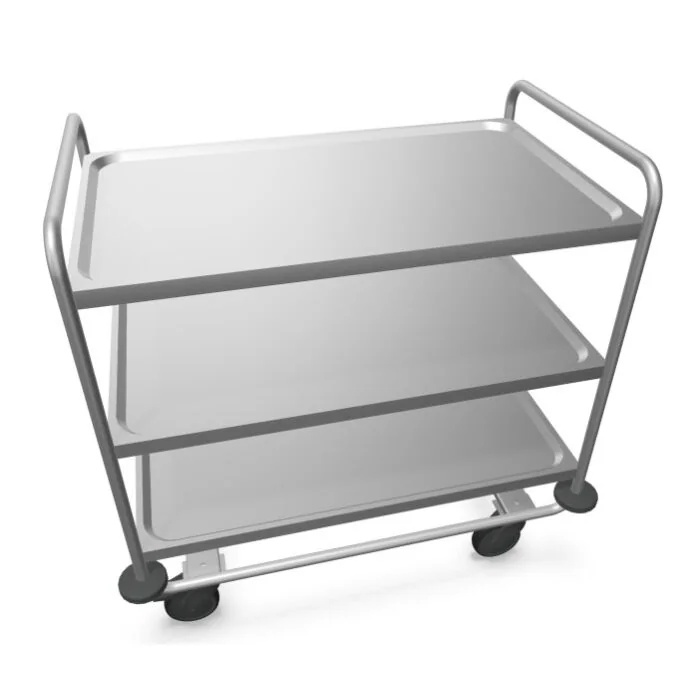 B.PRO Servierwagen SW 10x6-3 mit  4 Lenkrollen