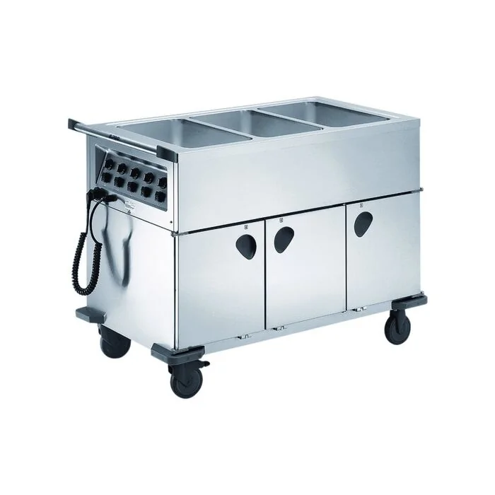 B.PRO Speisenausgabewagen SAG 3 Beheizt Geschlossen