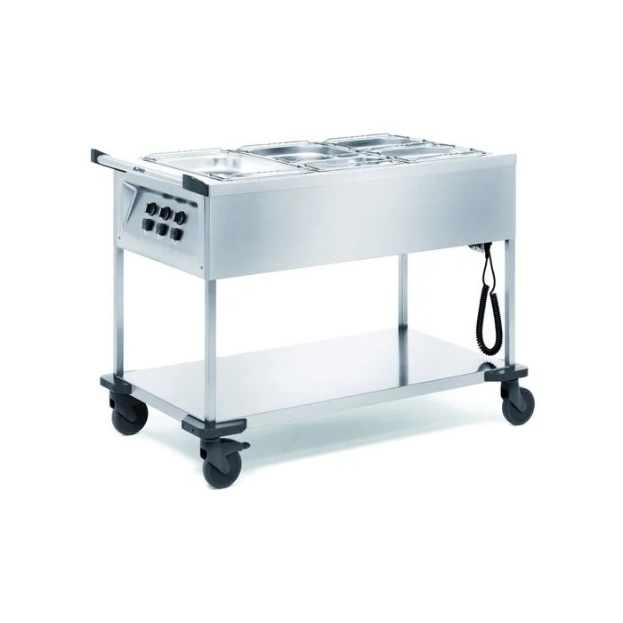 B.PRO Speisenausgabewagen SAW 3 Beheizt Offen