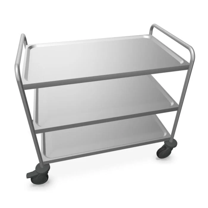 B.PRO Servierwagen SW 10x6-3 BASIC mit Kunststoffrollen