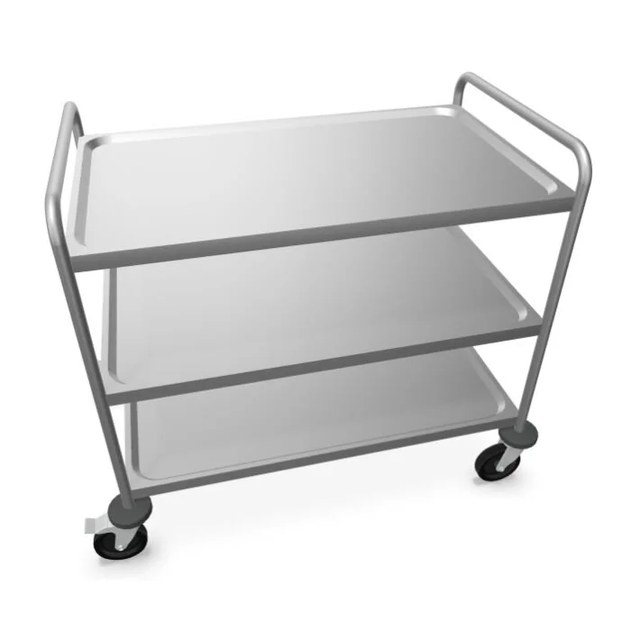 B.PRO Servierwagen SW 10x6-3 BASIC mit stahlverzinkten Rollen