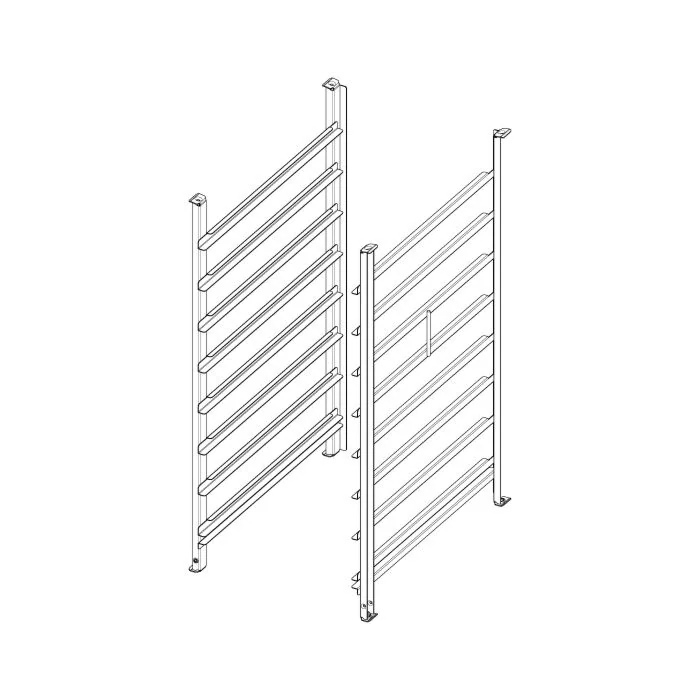 RATIONAL Einhängegestell Typ 10-1/1, 8x1/1GN, 85 mm Schienenabstand