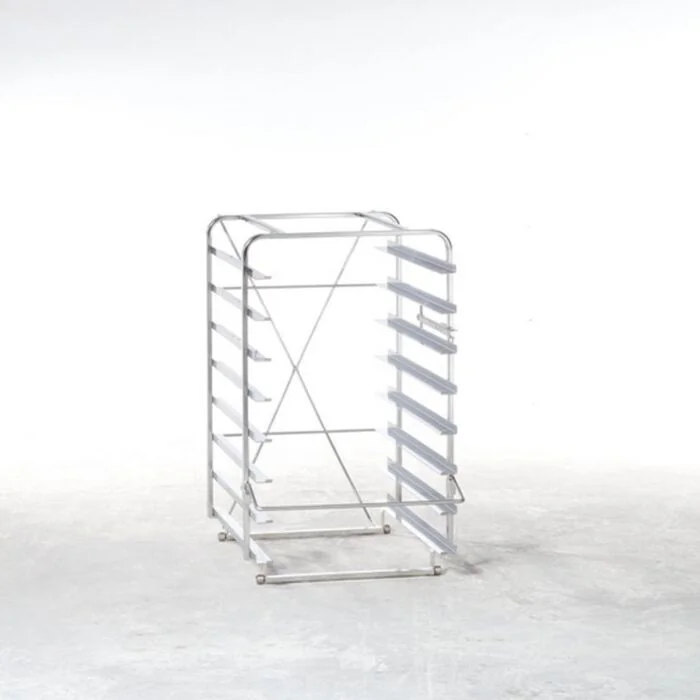 RATIONAL Hordengestellwagen Typ 10-1/1, 8x1/1GN, 80 mm Schienenabstand (Einfahrschiene verwenden)