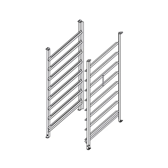 RATIONAL Einhängegestell Typ 10-2/1, 8x2/1GN, 85 mm Schienenabstand