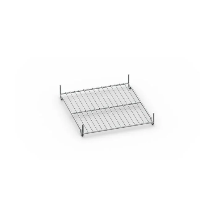 RATIONAL iVario Tiegelbodenrost für Typ 2-XS aus Edelstahl, Maße 324 x 354 x 58 mm
