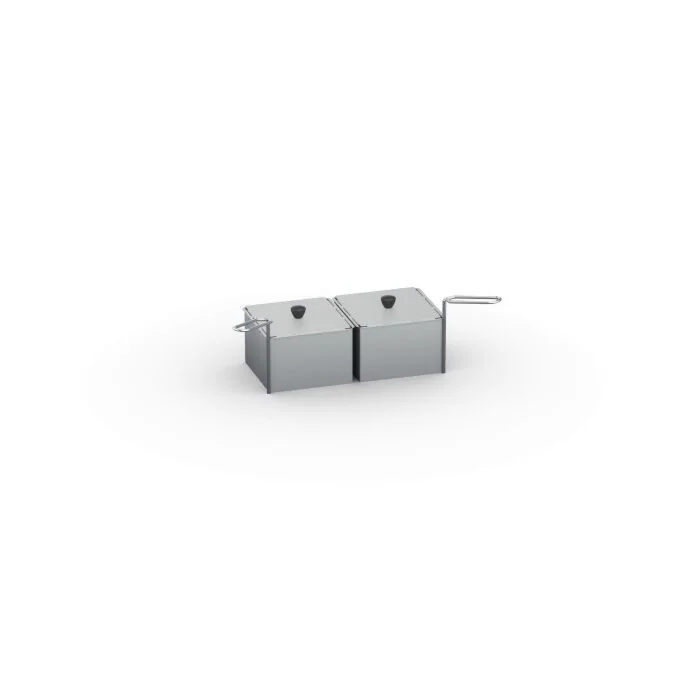 Rational iVario 2 Portionskörbe gelocht mit Rahmen für Typ 2-XS