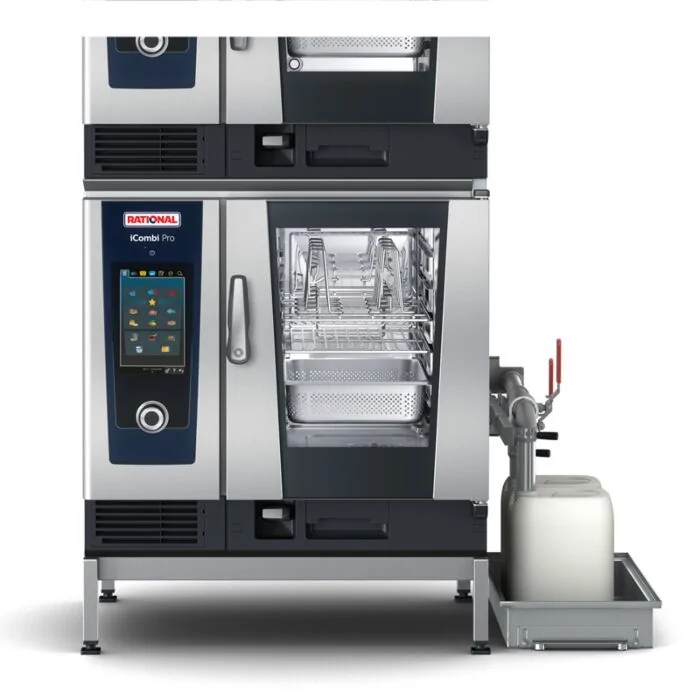 RATIONAL Montage-Kit Integrierter Fettablauf für Combi-Duo Typ 6-1/1, 10-1/1 auf Untergestell UG I, Musterbild