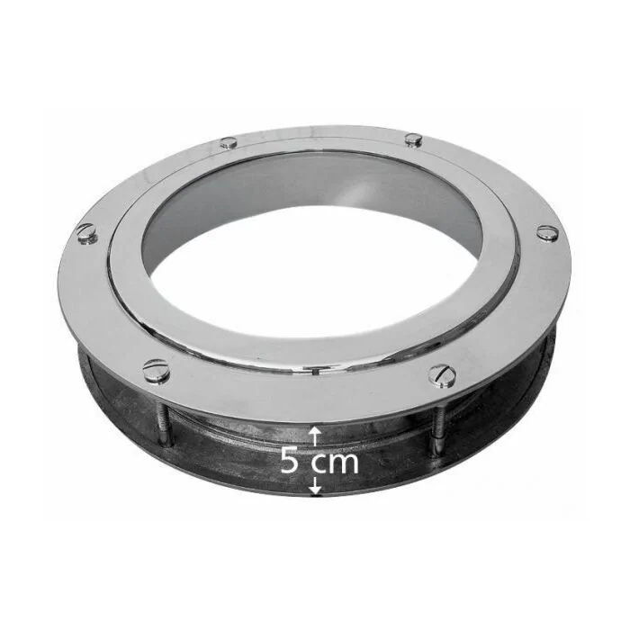 SeaClub Türeinbau-Bullauge 30/20 cm geschlossen vernickelt