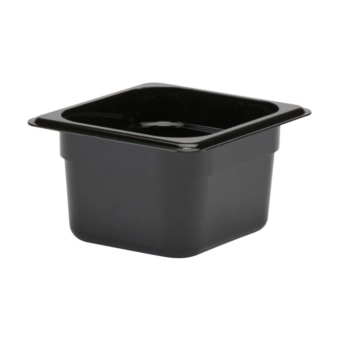 CAMBRO GastroNorm-Behälter GN 1/6 1,5 Liter Schwarz