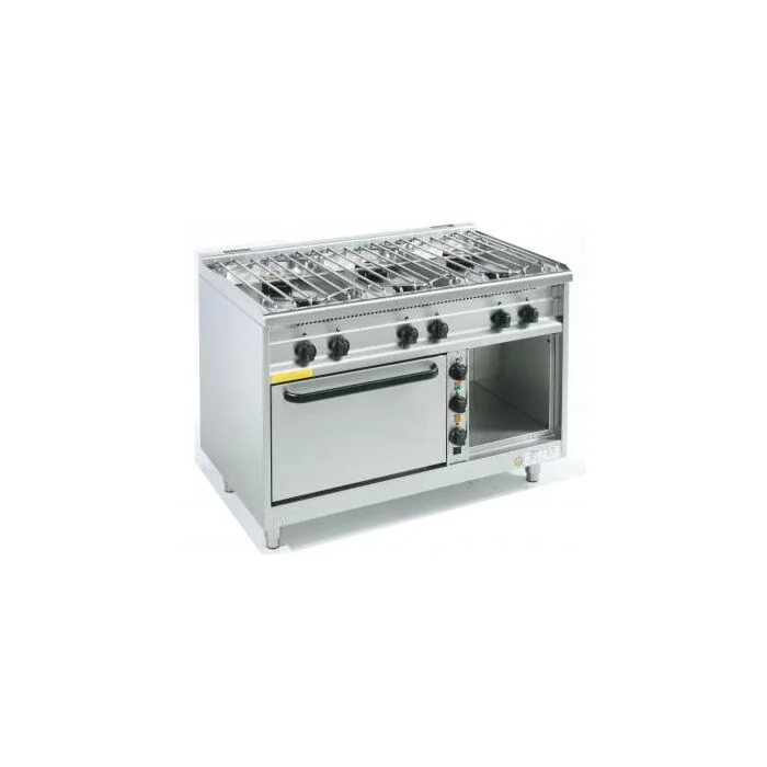 EKU Thermik 650 Gas-Herde "EmaxxBurner Kompakt" EB-650-GEH-6