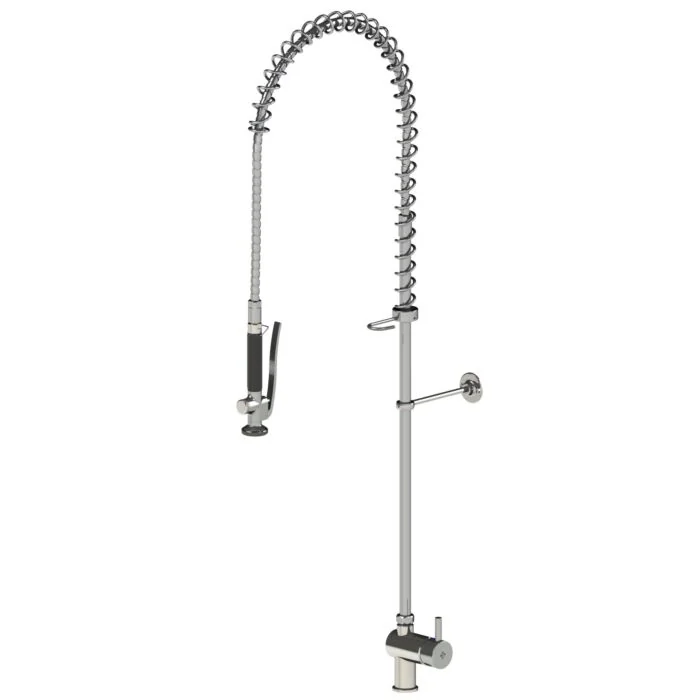 Echtermann CLASSIC CLEAN Einhebel-Standbatterie 1/2 Zoll, Schlauchlänge 1000mm