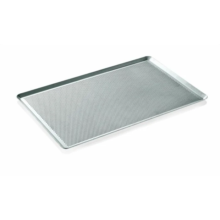 WAS Backblech Perforierung 3 mm 60 x 40 x 2 cm Aluminium