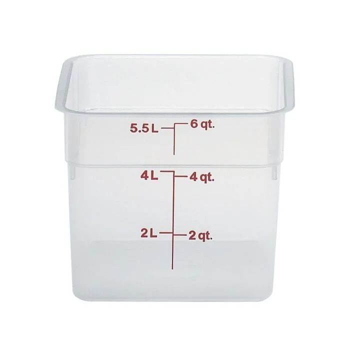 Cambro CamSquares® - Transparent Vorratsbehälter 5,7 Liter