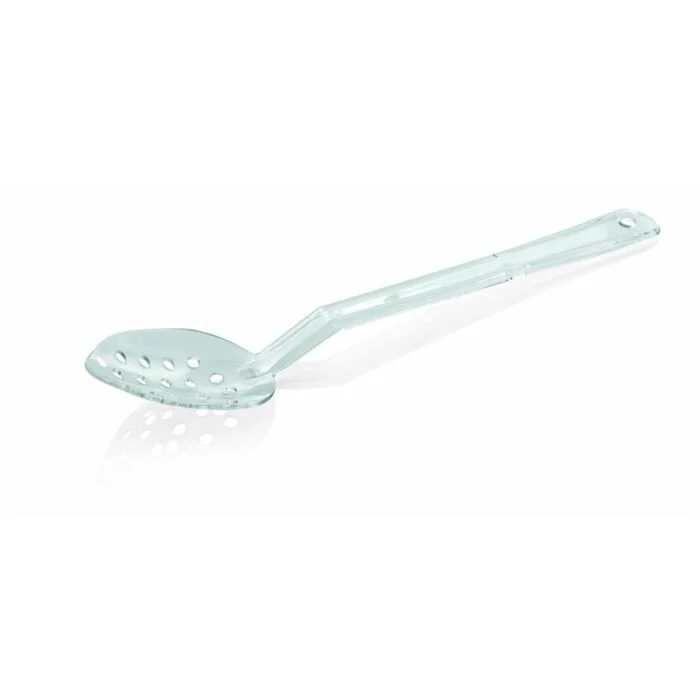WAS 4 Stk. Servier-/Salatlöffel perforiert 33 cm klar Polycarbonat