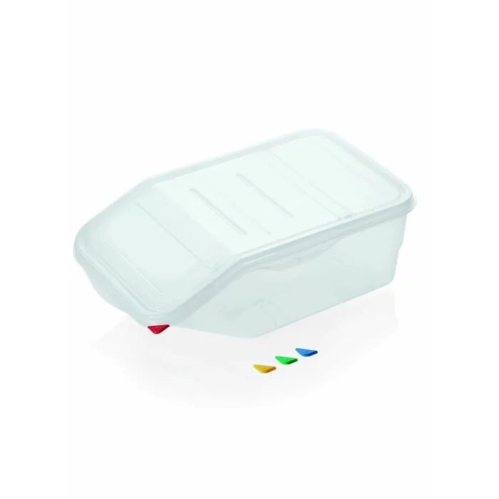 WAS HACCP Lebensmittelbehälter 22 Liter 56 x 34 x 20 cm doppelseitig aufklappbar Polypropylen