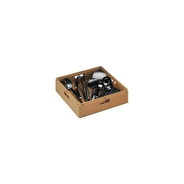 Zanussi Besteckkorb Kunststoff, braun