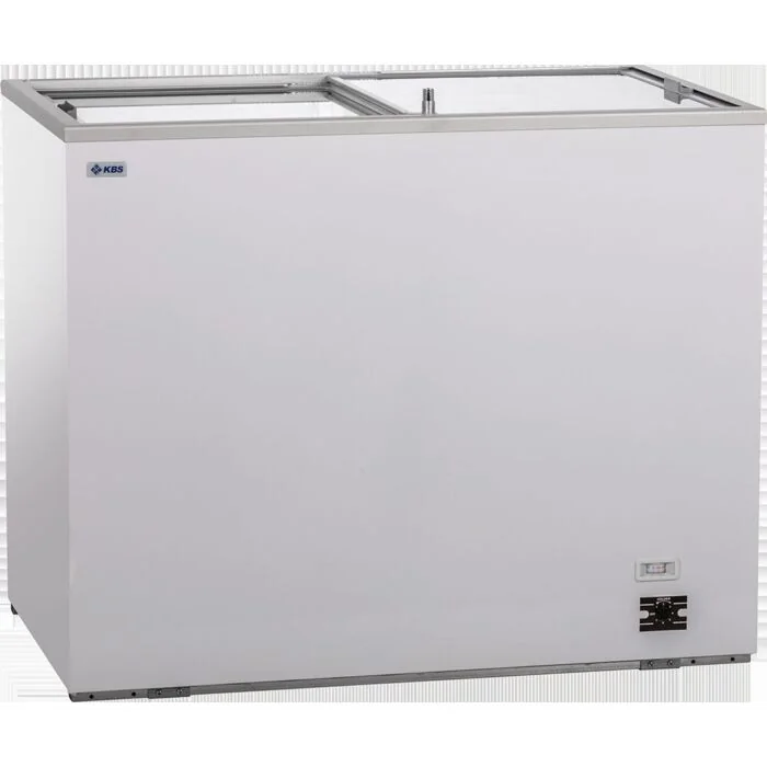 KBS Eiscreme Impuls-Tiefkühltruhe D 200 mit Glasschiebedeckel