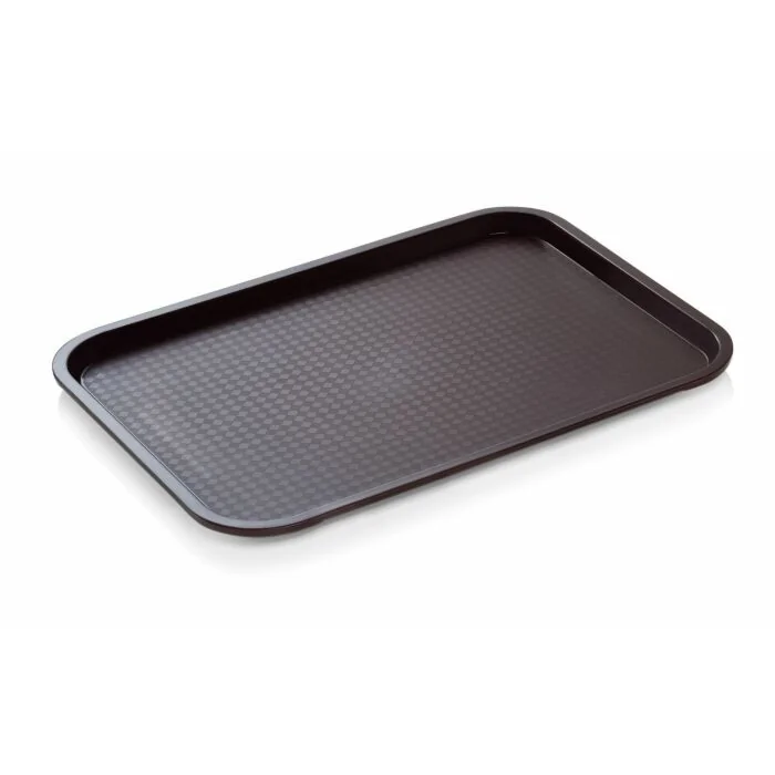 WAS Tablett Tray 92 45,5 x 35,5 x 2 cm braun Polypropylen