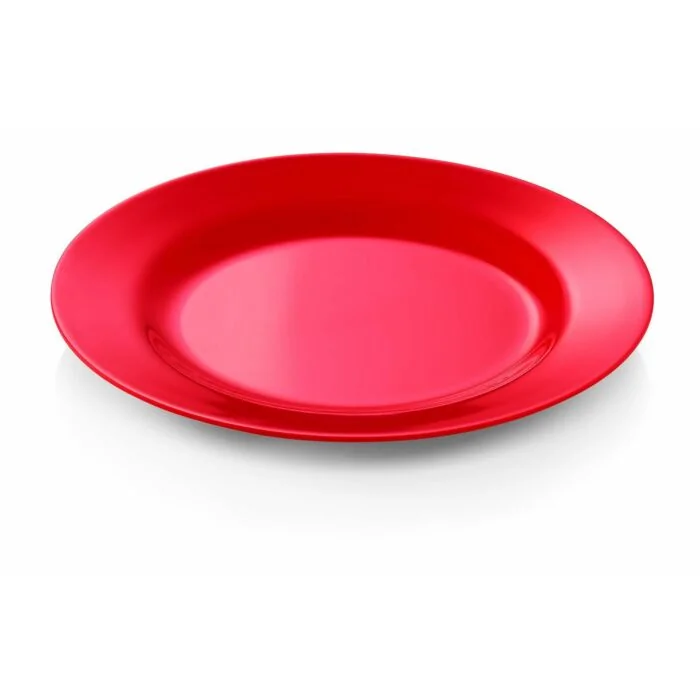 WAS Teller flach Ø 23 cm rot, 12 Stk.  Melamin