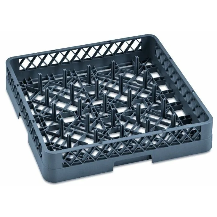 WAS Tellerkorb Dish Rack 98 mit 25 Fingern,50 x 50 x 10 cm Polypropylen