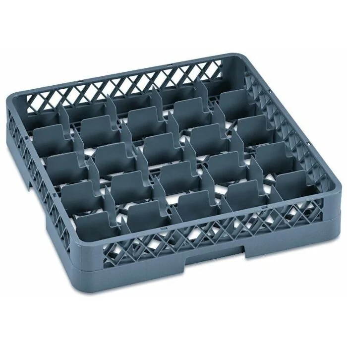 WAS Tassenkorb Dish Rack 98 mit 25 Einteilungen 50 x 50 x 10 cm Polypropylen