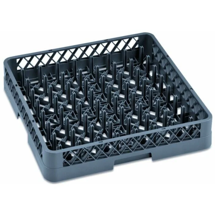 WAS Tellerkorb Dish Rack 98 mit 64 Fingern,50 x 50 x 10 cm Polypropylen