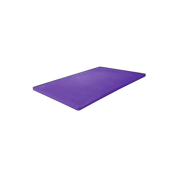 Contacto Schneidbrett HACCP, mit Füßchen, violett