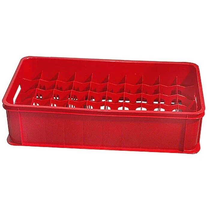 Contacto Gläserkasten, 50 Fächer, rot