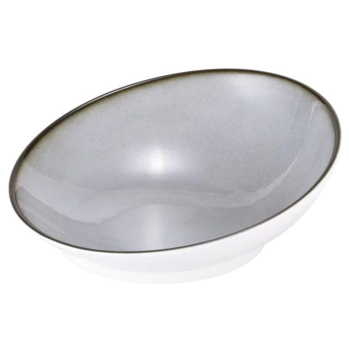 Frilich RAISER OAK Buffetschale - Porzellan, grau