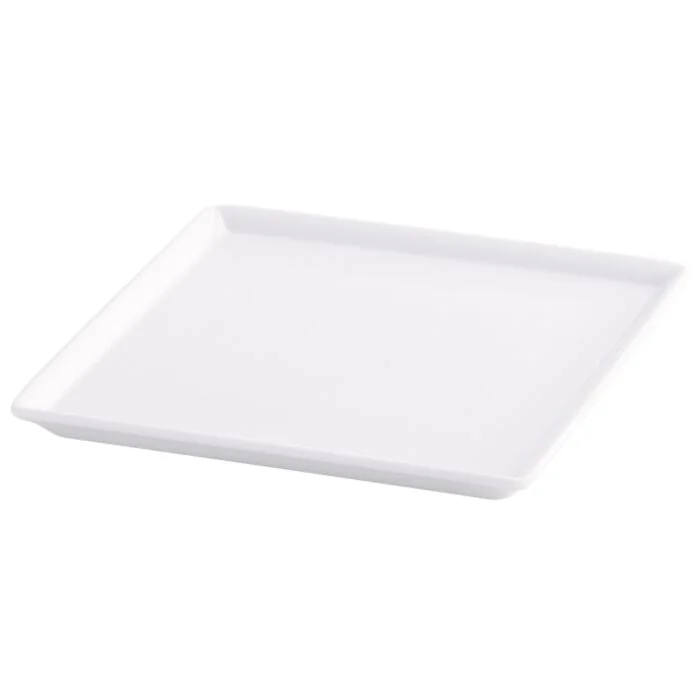 Frilich RAISER OAK Frischeplatte - Porzellanplatte, 230 x 230 mm weiß
