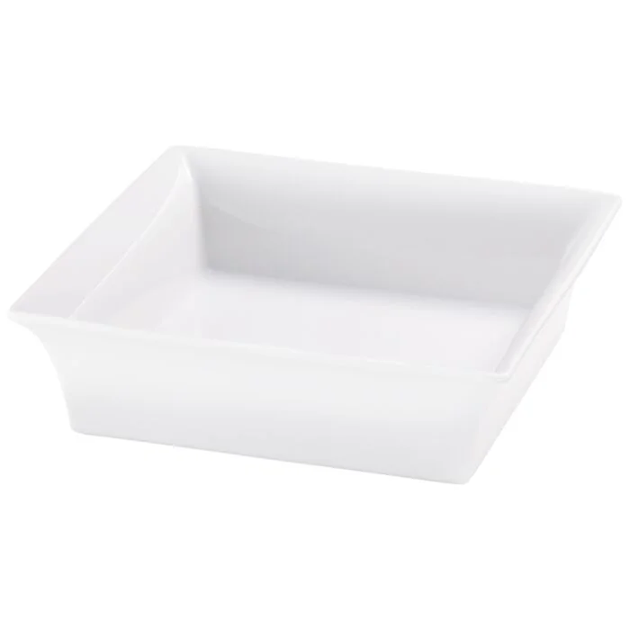 Frilich RAISER OAK Frischeschale - Porzellanschale 250  x 250 mm, weiß