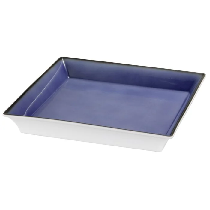 Frilich RAISER OAK Frischeschale - Porzellanschale 350 x 350 mm, blau