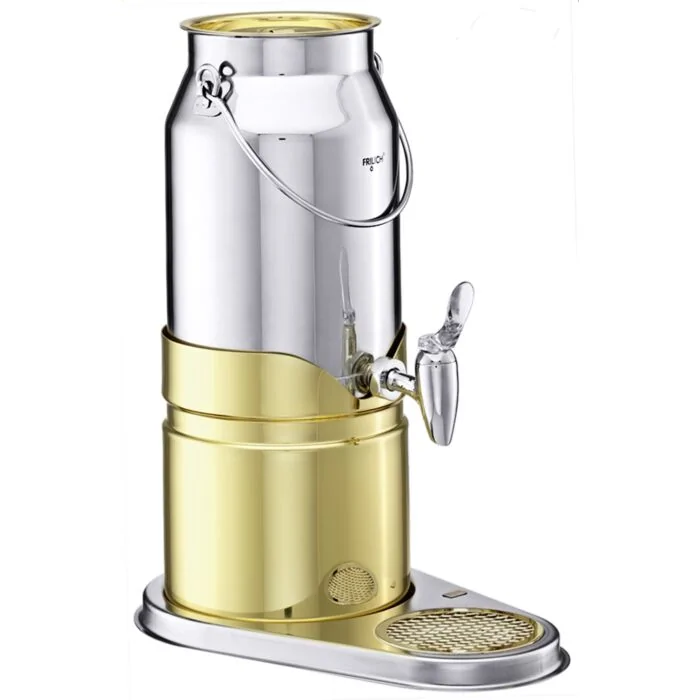 Frilich UNISON Milchkanne, vergoldet 5 Liter