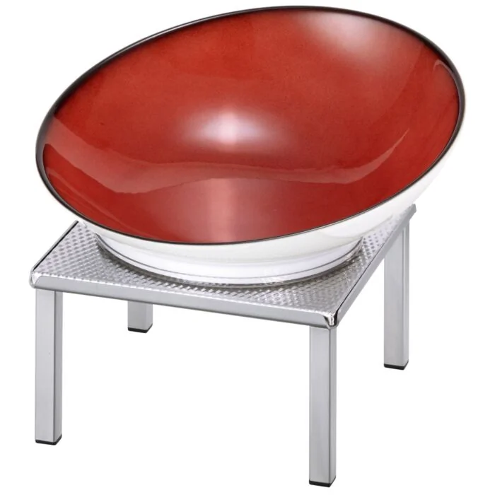 Frilich RAISER INOX Buffetschale, rot 225 mm