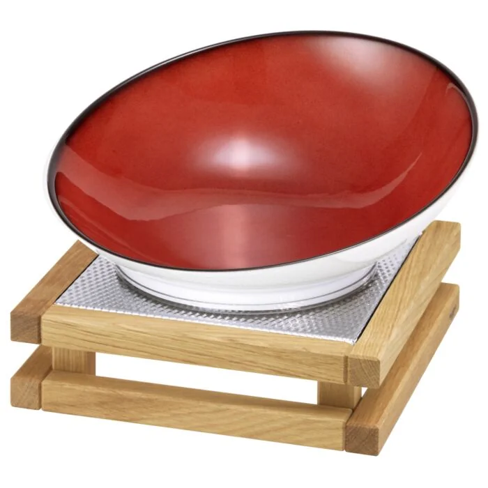 Frilich RAISER OAK Buffetschale, rot 190 mm