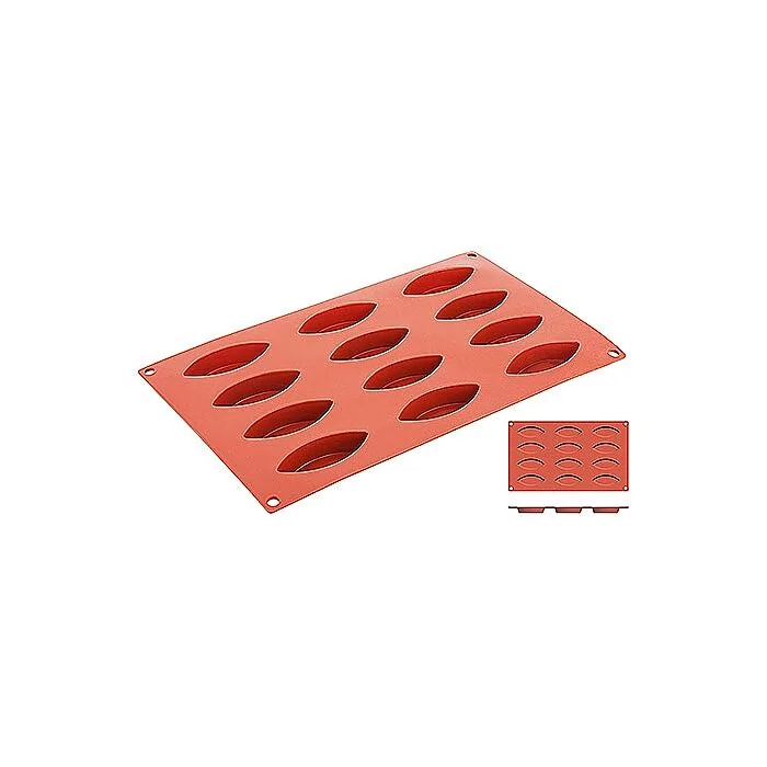 Contacto Silikon-Backmatte, Schiffchen 12 Formen