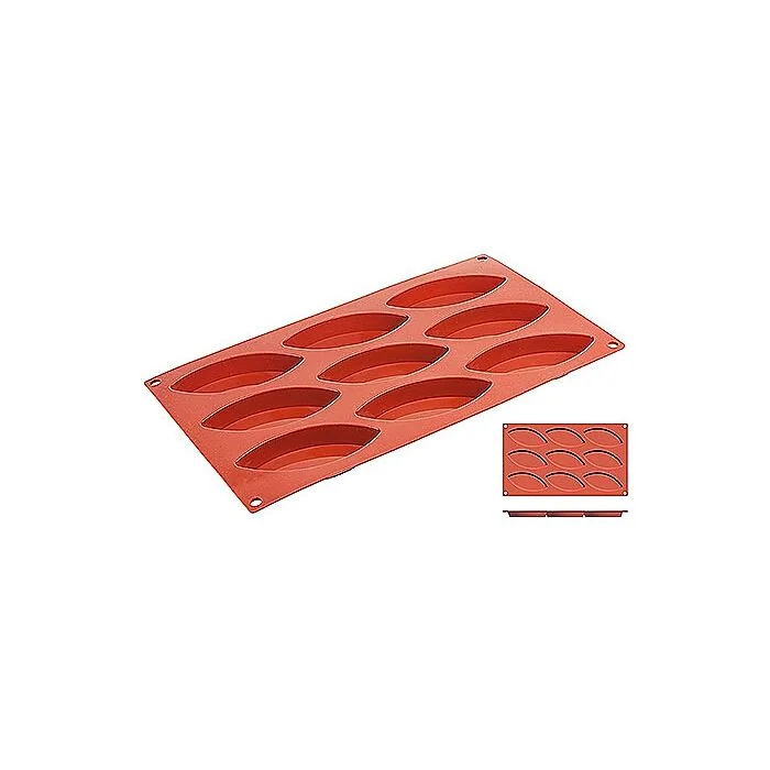 Contacto Silikon-Backmatte, Schiffchen 9 Formen