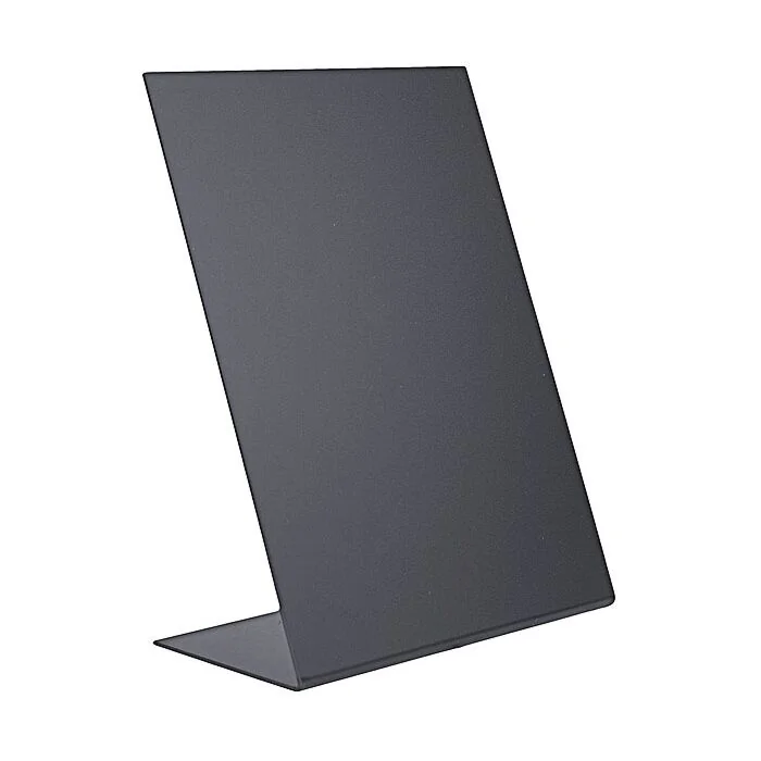 Contacto Tischaufsteller Kreidetafel L-Form, Din A5