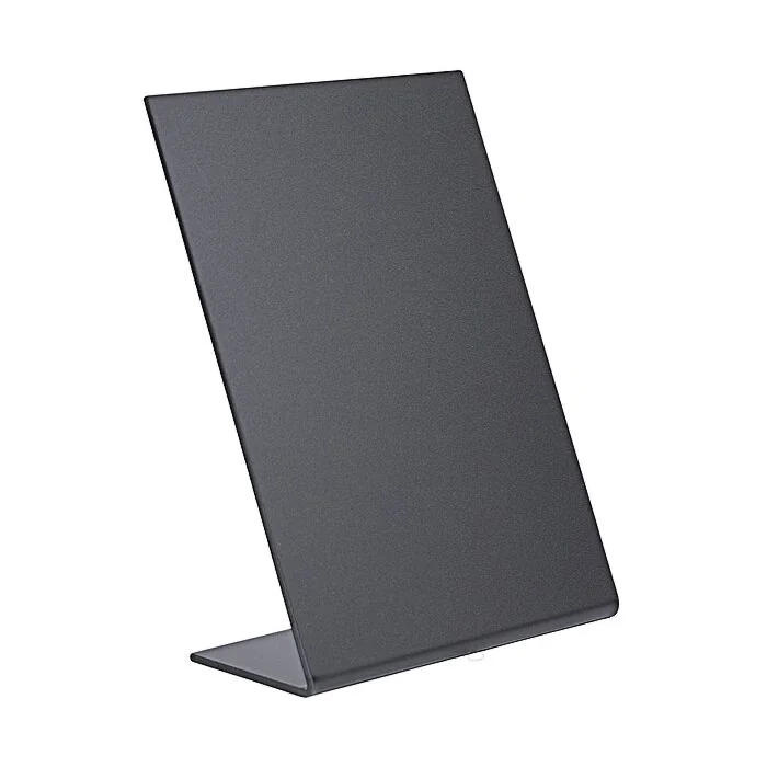 Contacto Tischaufsteller Kreidetafel L-Form, Din A6