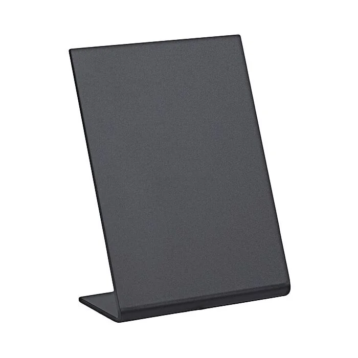 Contacto Tischaufsteller Kreidetafel L-Form, Din A7