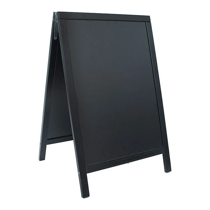 Contacto Doppeltafel klein, schwarz