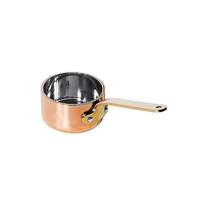 Contacto Stielkasserolle, flach, aus Kupfer 0,05 l