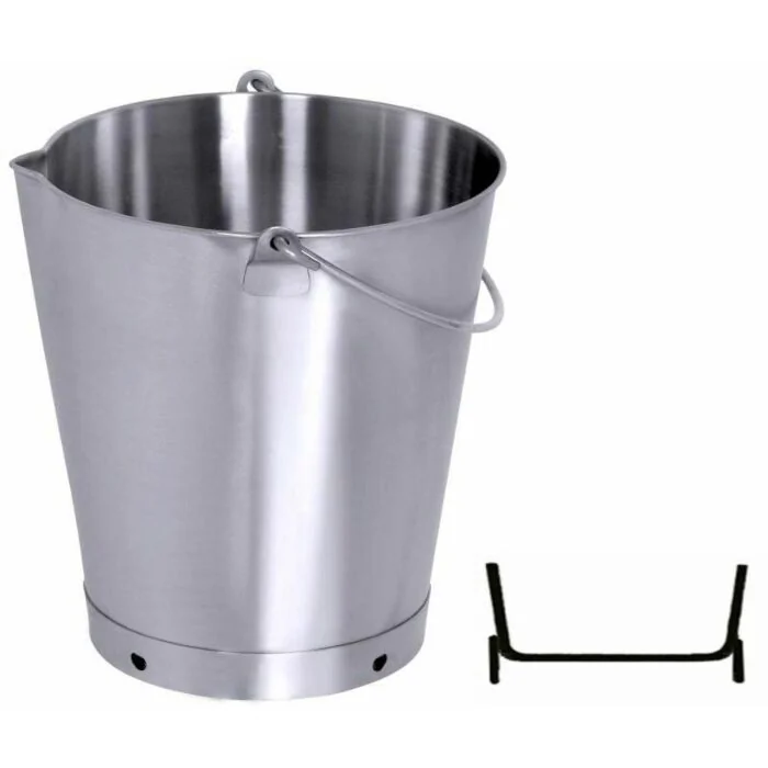 Contacto Eimer, gebördelter Rand, 12 l